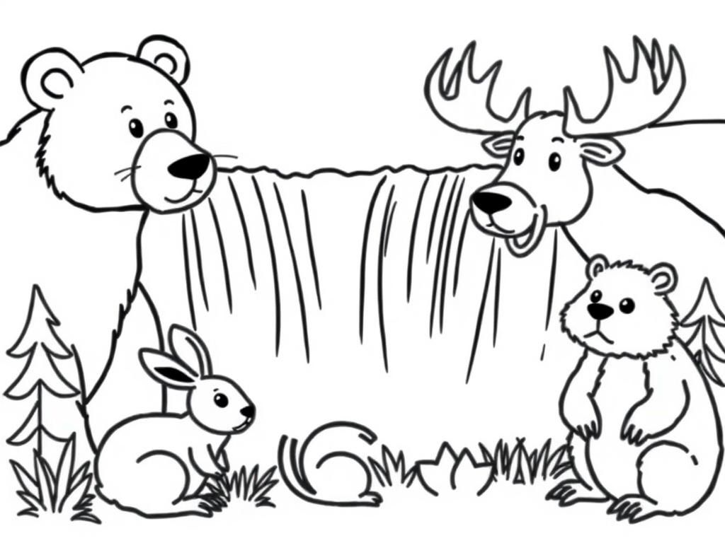 Preview of bear, moose, rabbit, beaver at niagara falls