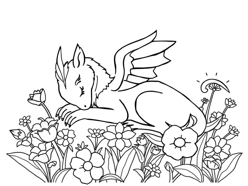 Coloring Page of Animals