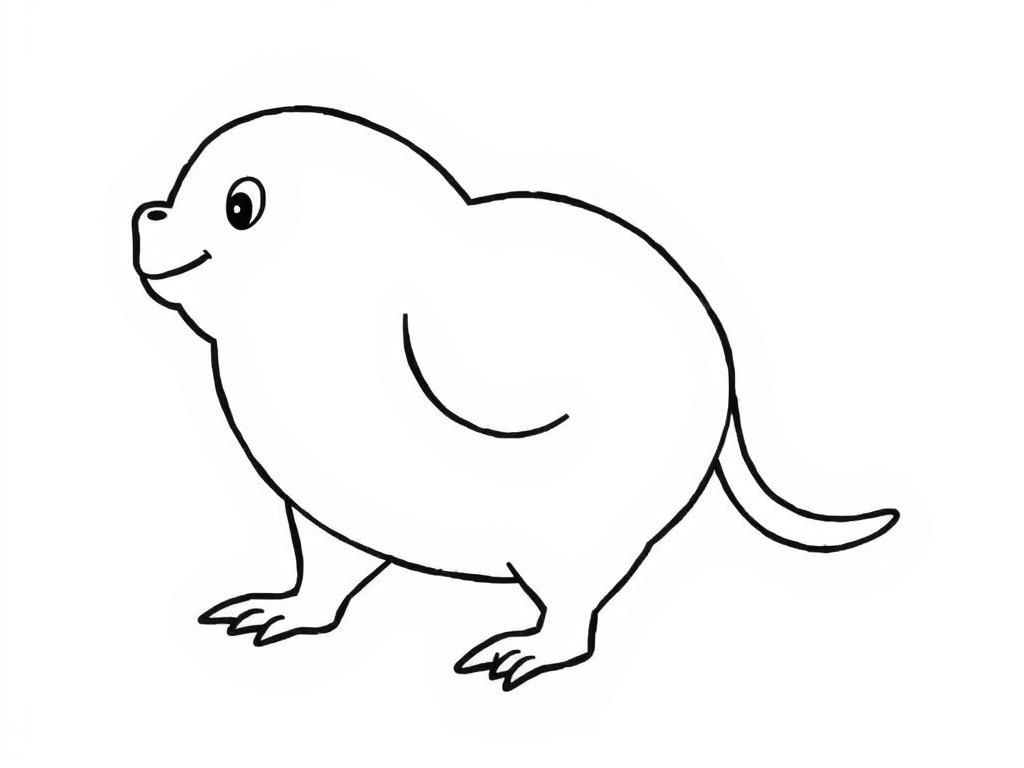 big fat - Free Printable Coloring Page