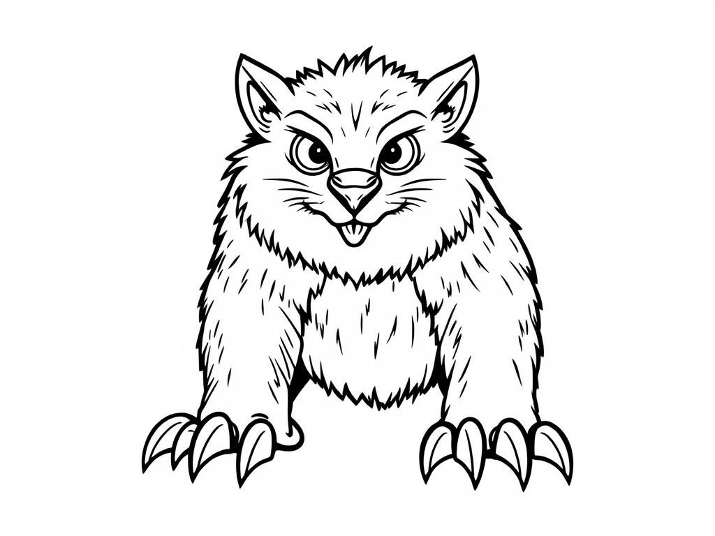 Preview of big  sharp claws fat