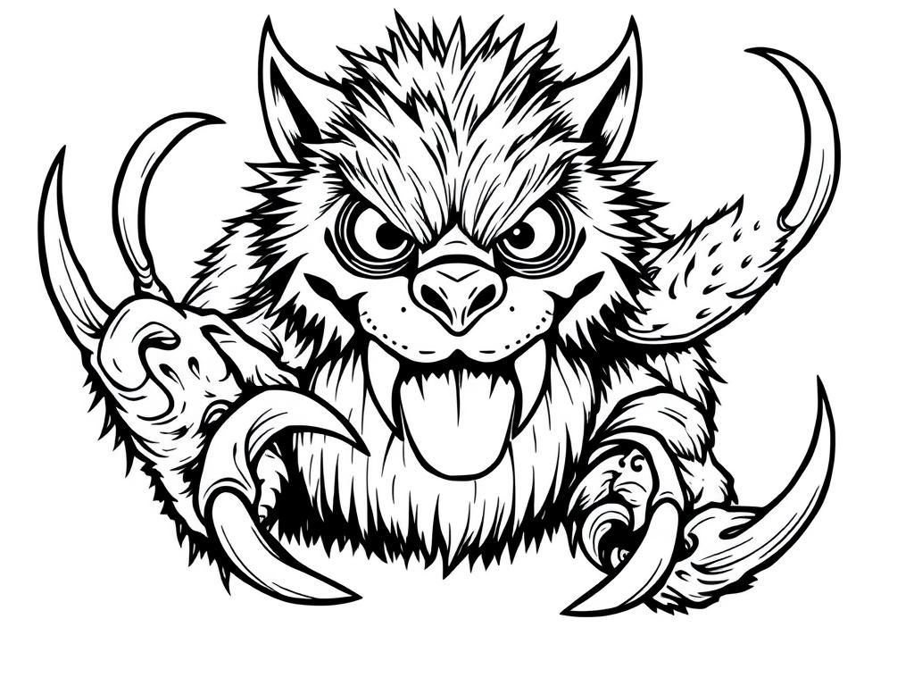 Preview of big,scary,hairy,dumb,sharp claws