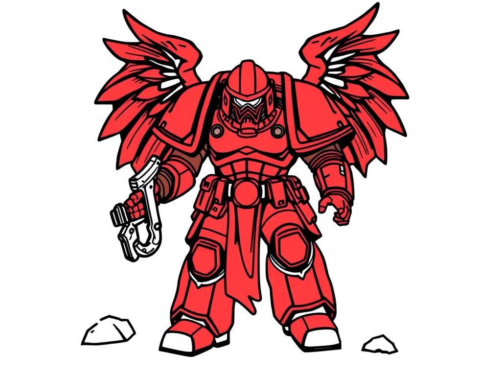 Robots Coloring Page