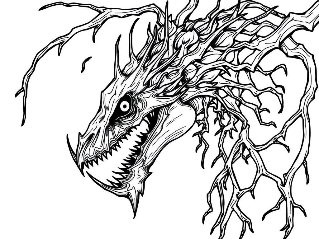 Dragon Coloring Page for Fantasy Lovers