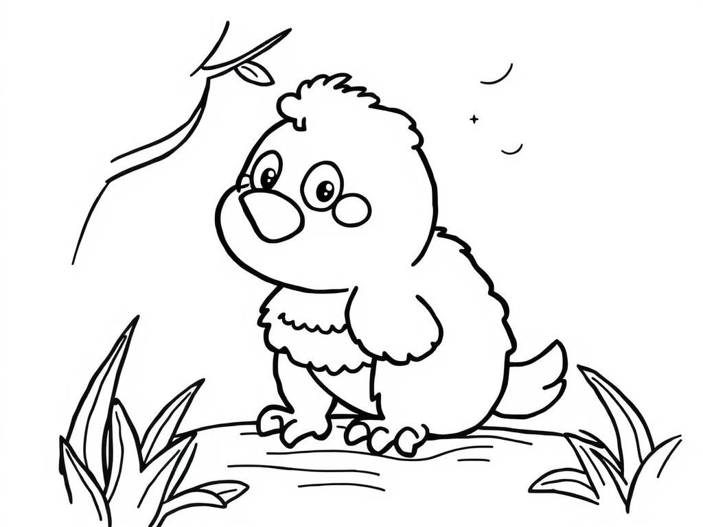 Bird Coloring Page