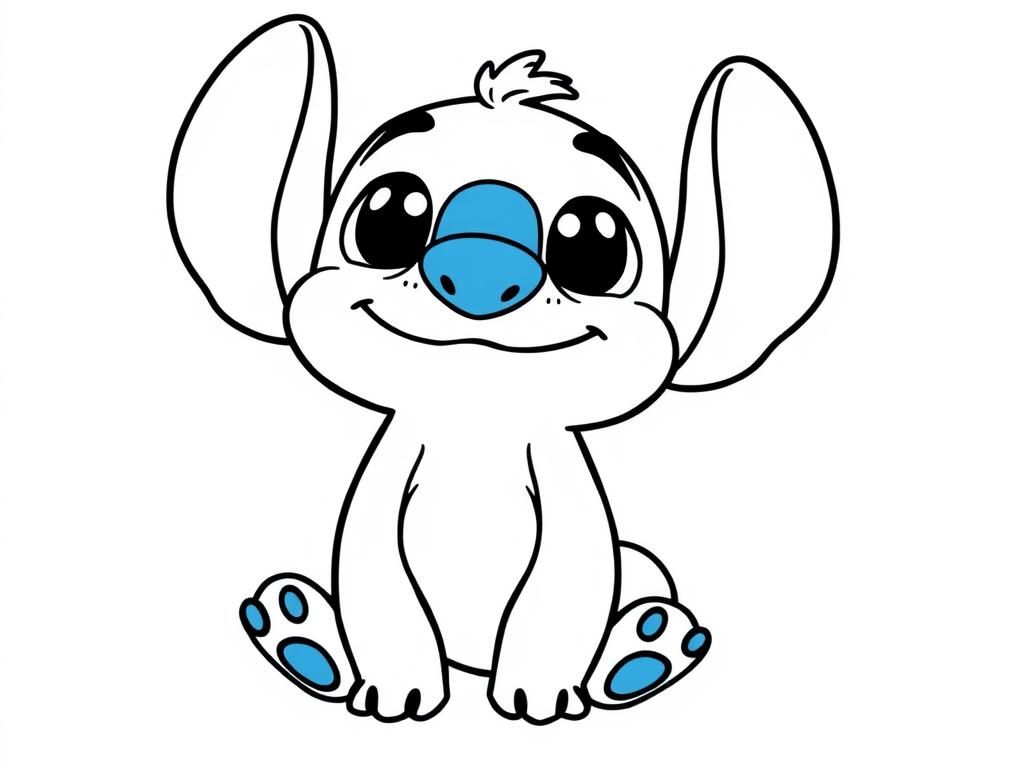 Stitch Coloring Page