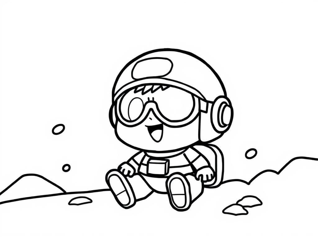 Astronaut Coloring Page