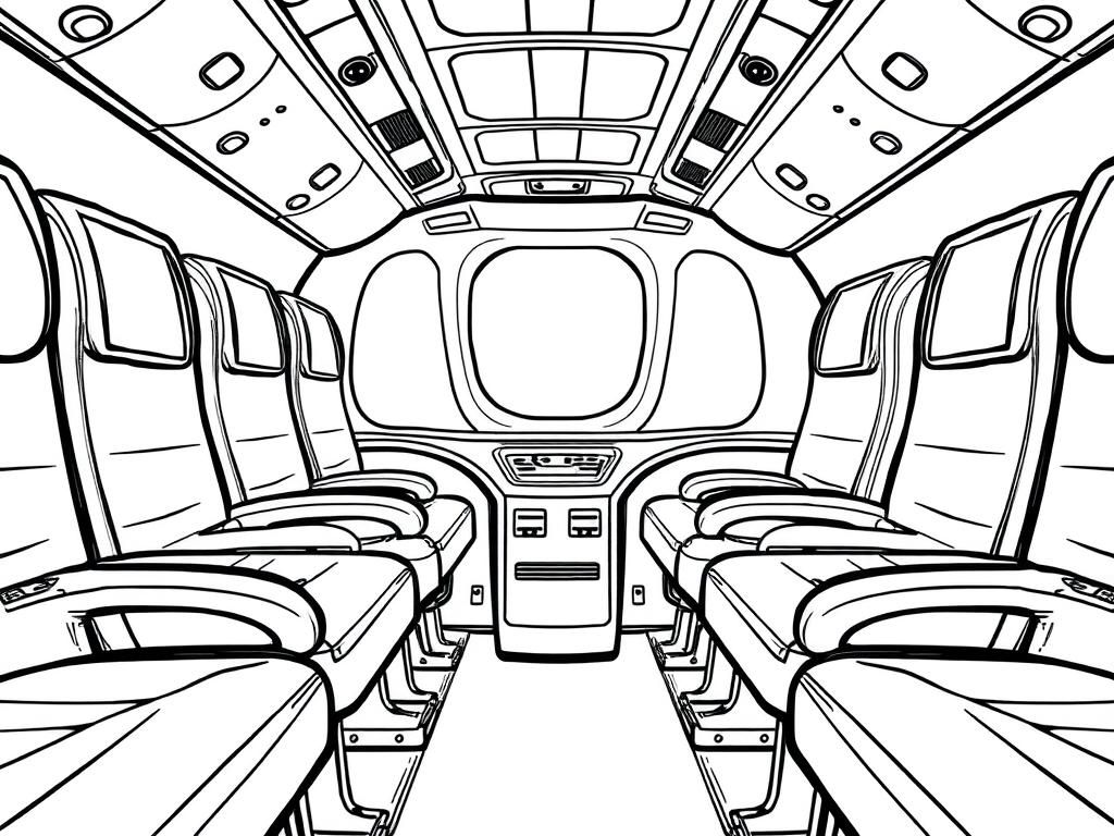 Preview of Boeing 777 interior realistic