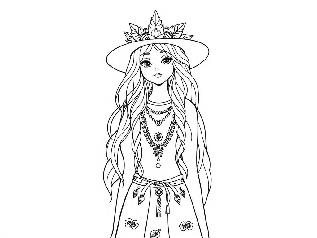 Fashion Coloring Page