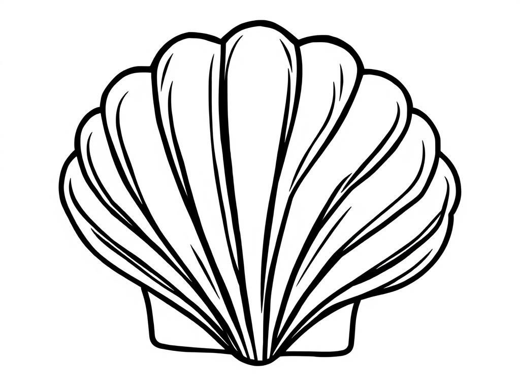 Preview of bold and easy calico scallop sea shell