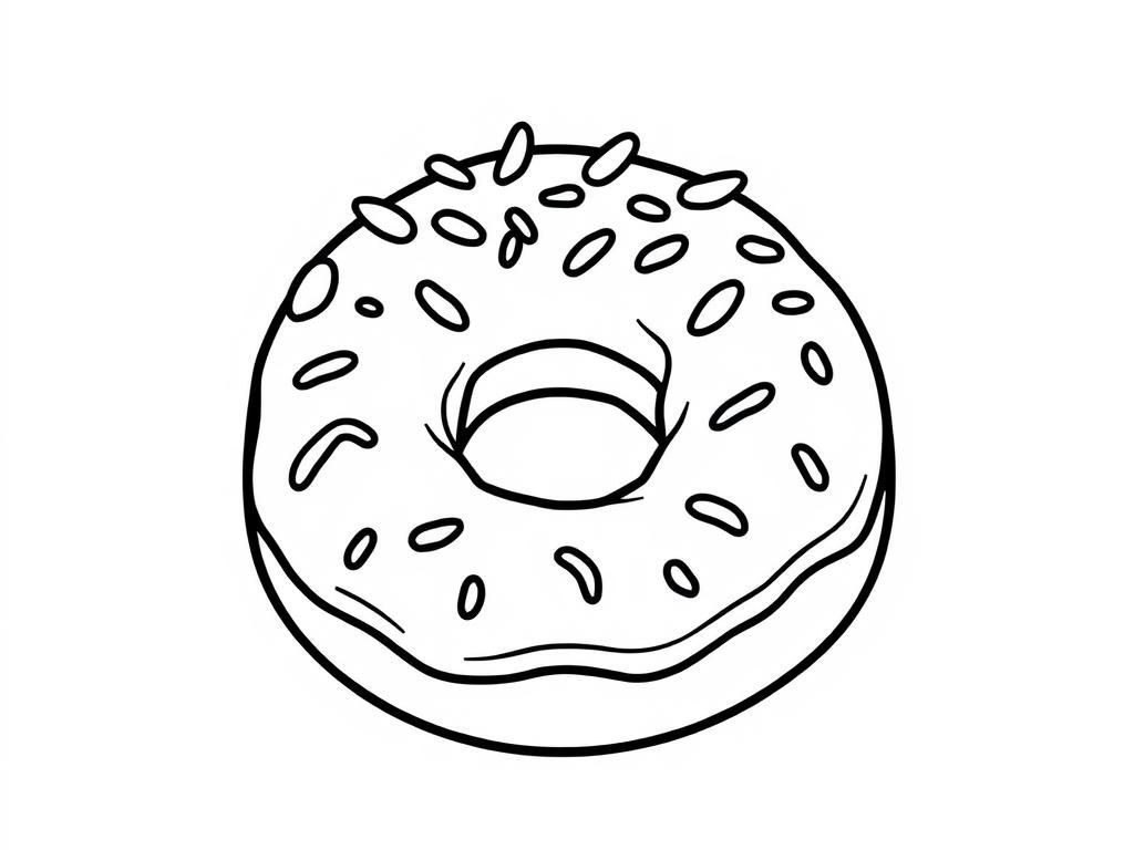 Preview of bold and easy donut with sprinkles on top