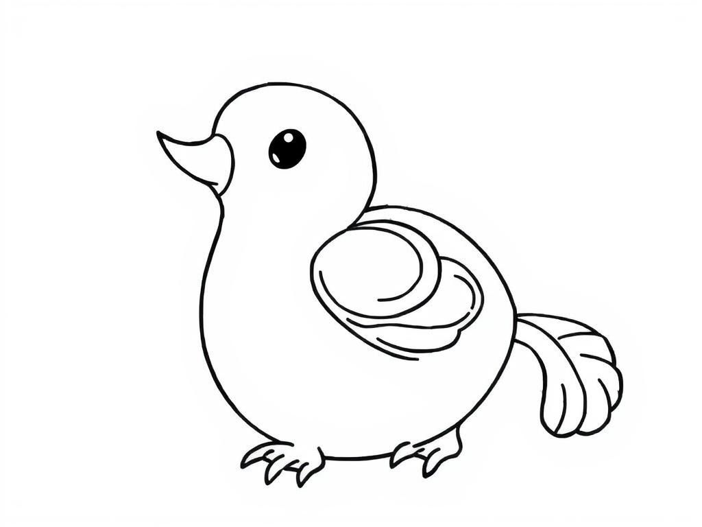 Bird Coloring Page