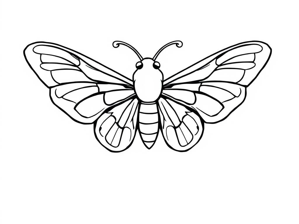 Butterfly Coloring Page