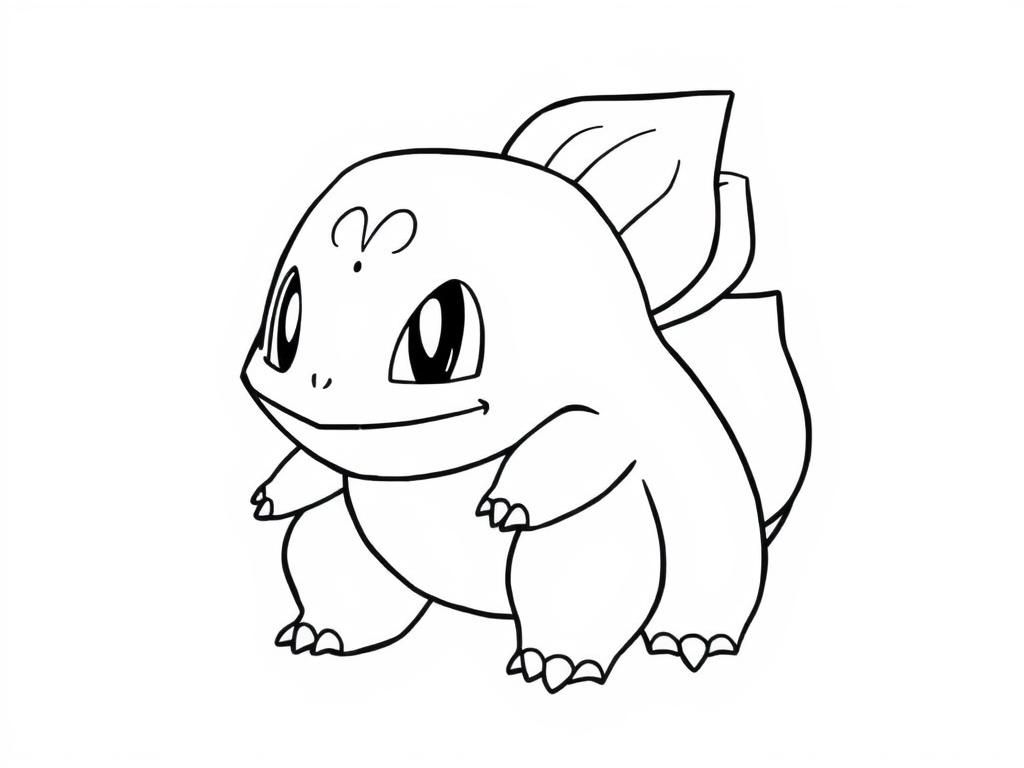 Squirtle Pokémon Coloring Page