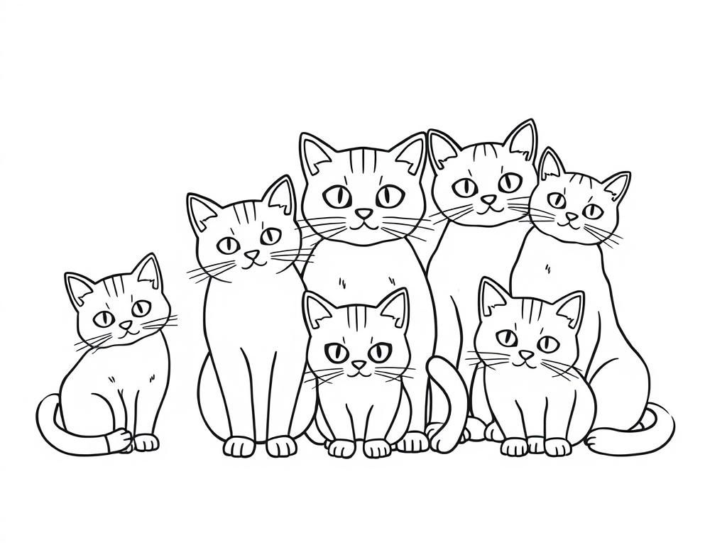 bunch of cats