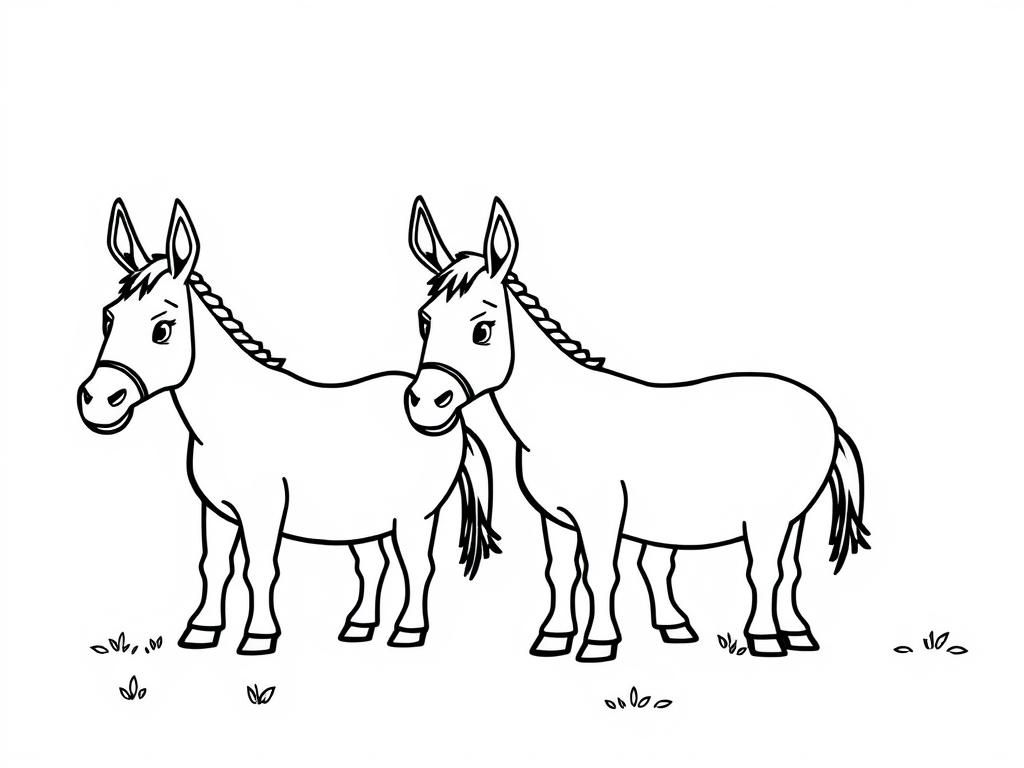 Preview of burros from Waiting for the Biblioburro