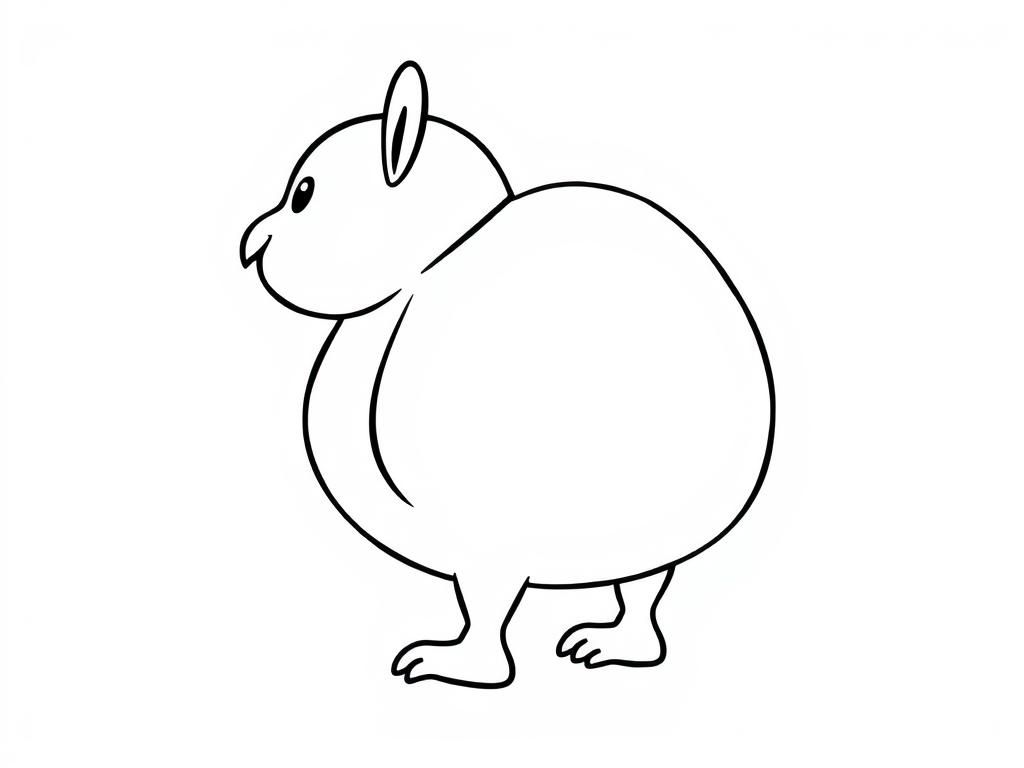 Rabbit Coloring Page