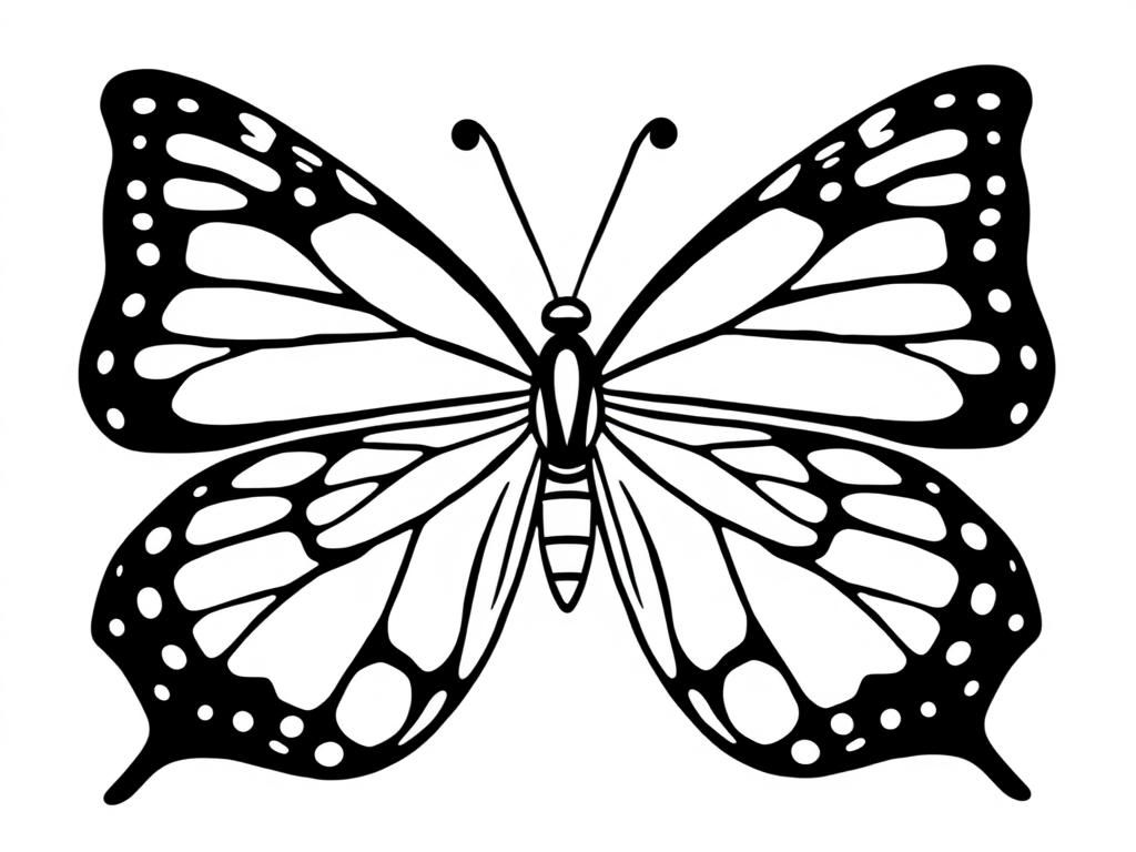 Butterfly Coloring Page