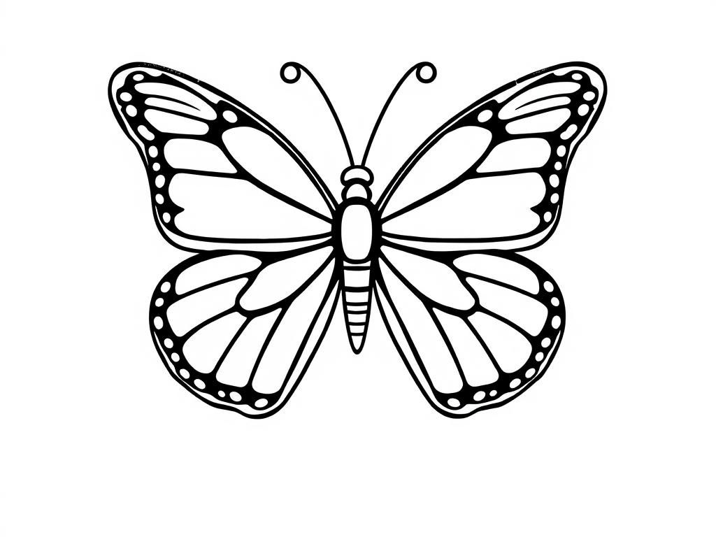 Butterfly Coloring Page