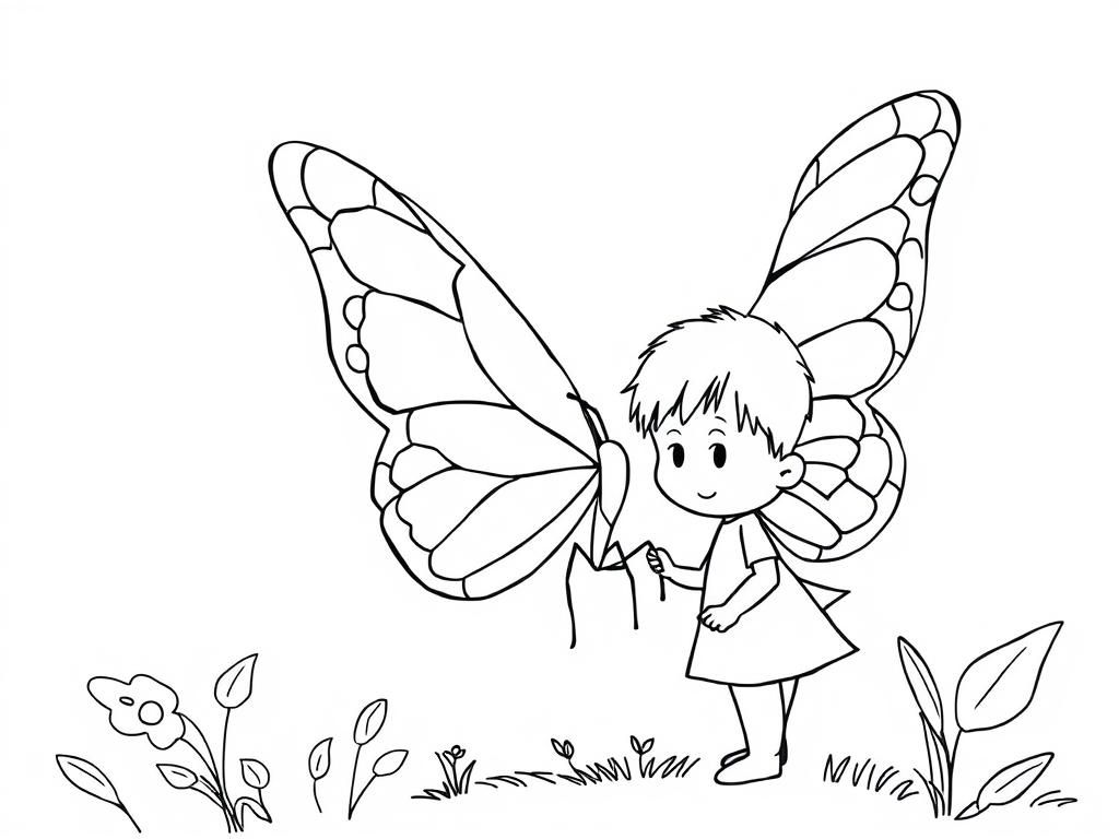 Fairy Coloring Page