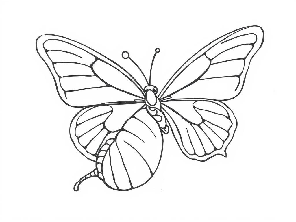 Butterfly Coloring Page
