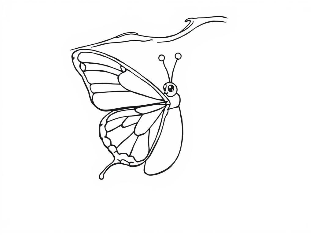 Butterfly Coloring Page