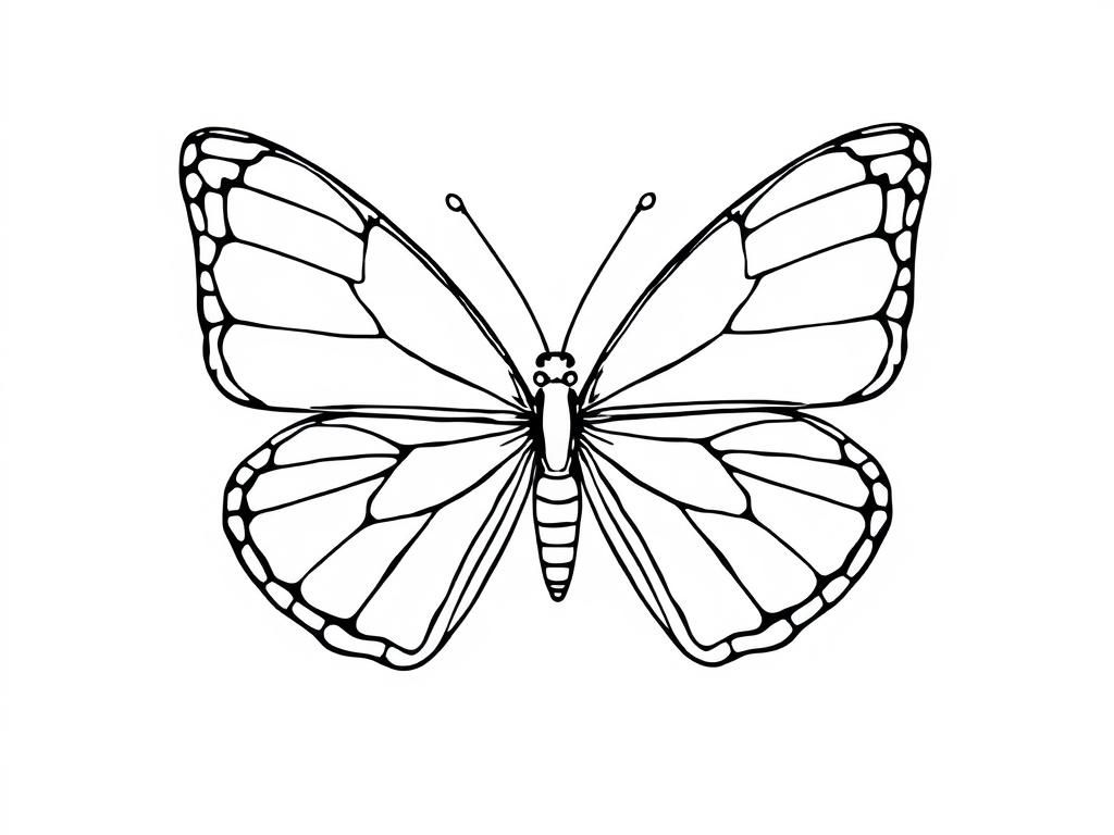 Butterfly Coloring Page
