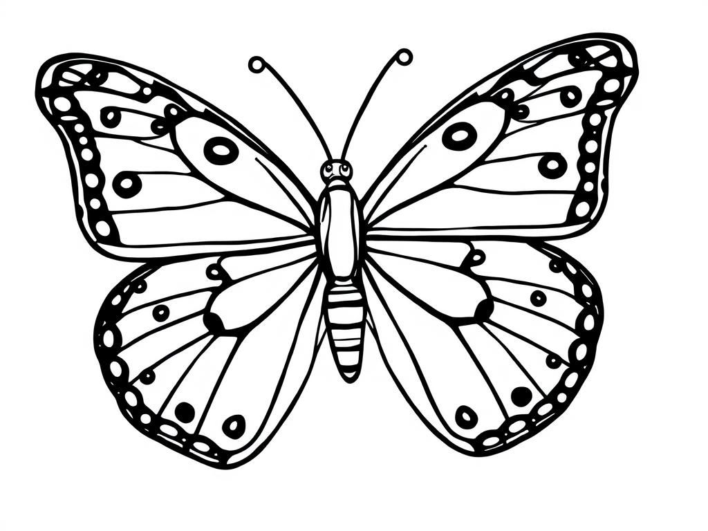Butterfly Coloring Page