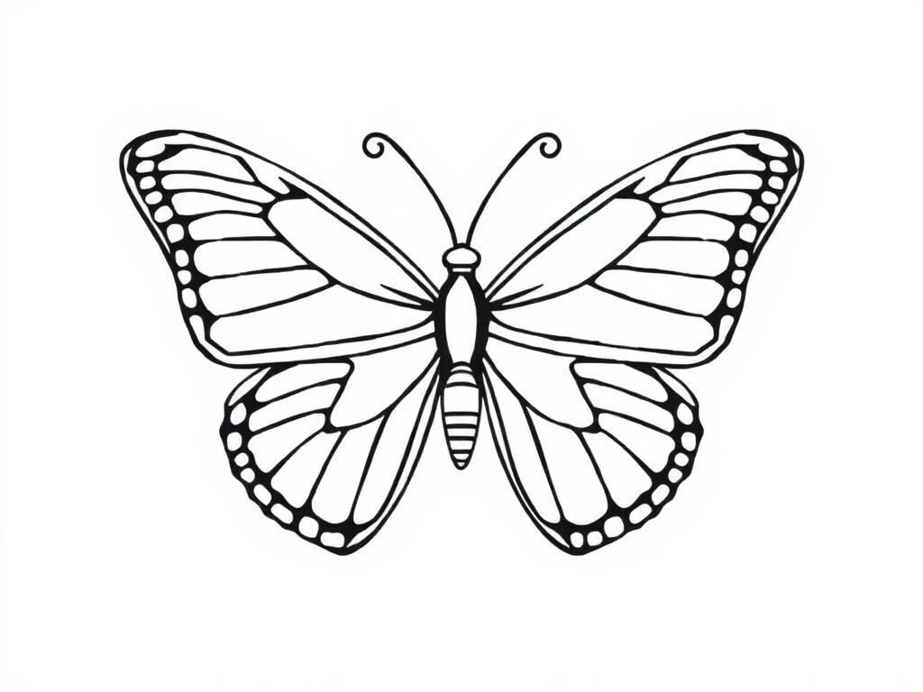 Butterfly Coloring Page