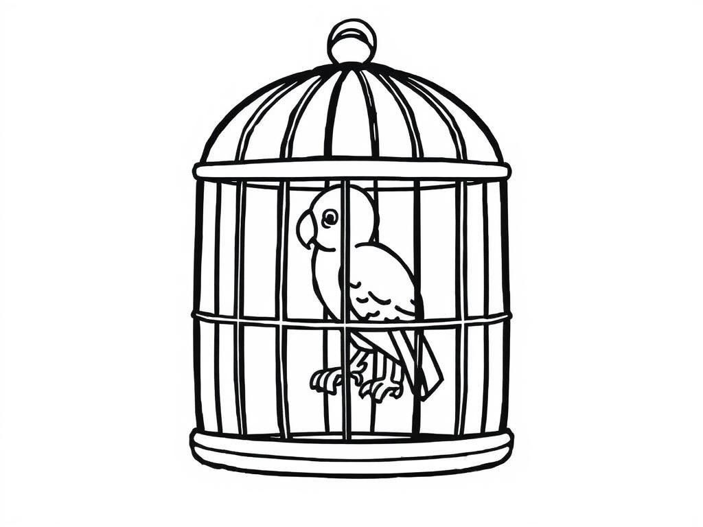 Blank Gray Background Coloring Page