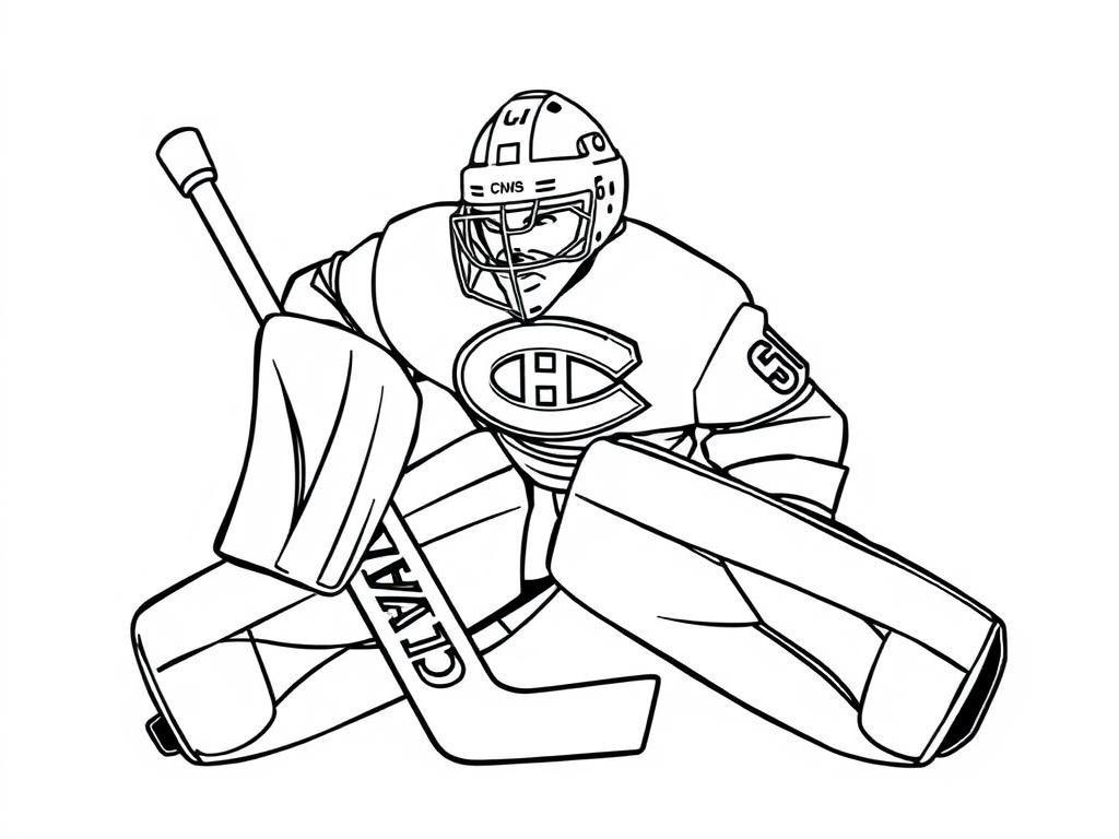 Canadiens hockey goalie