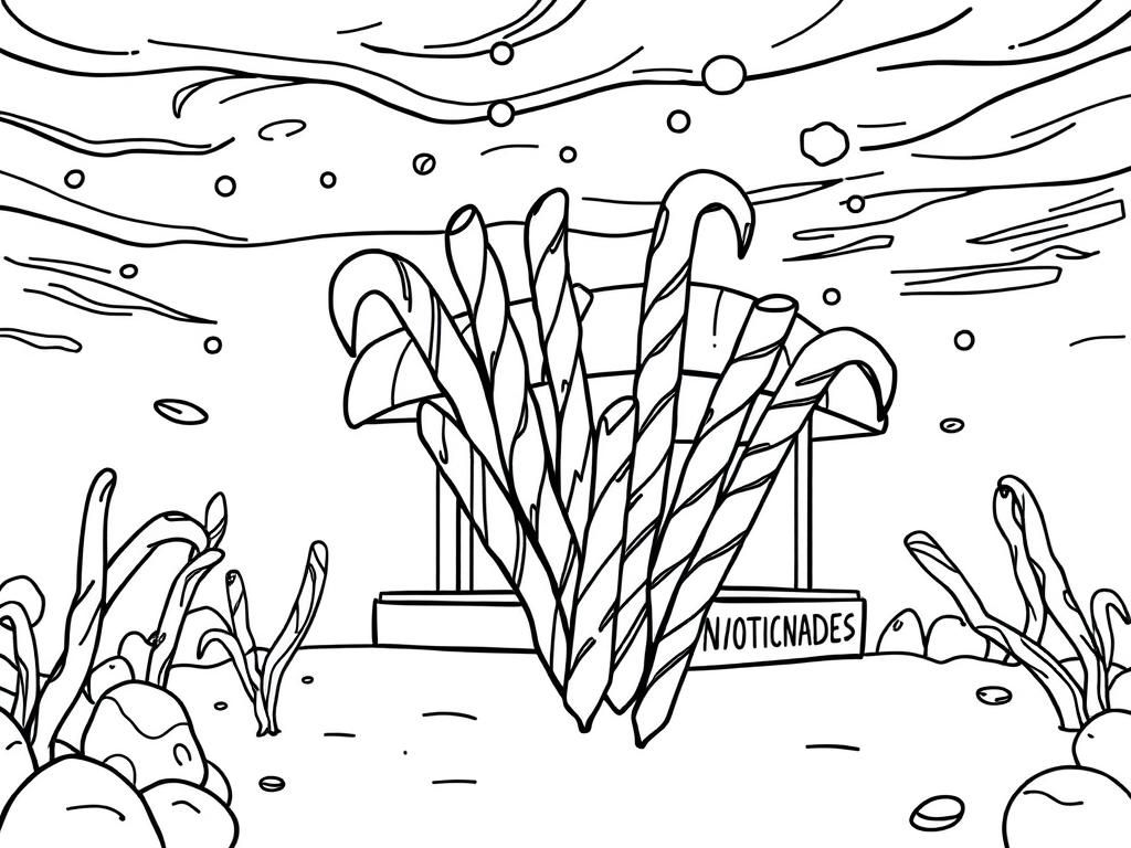 Underwater Mysterious Box Ocean Coloring