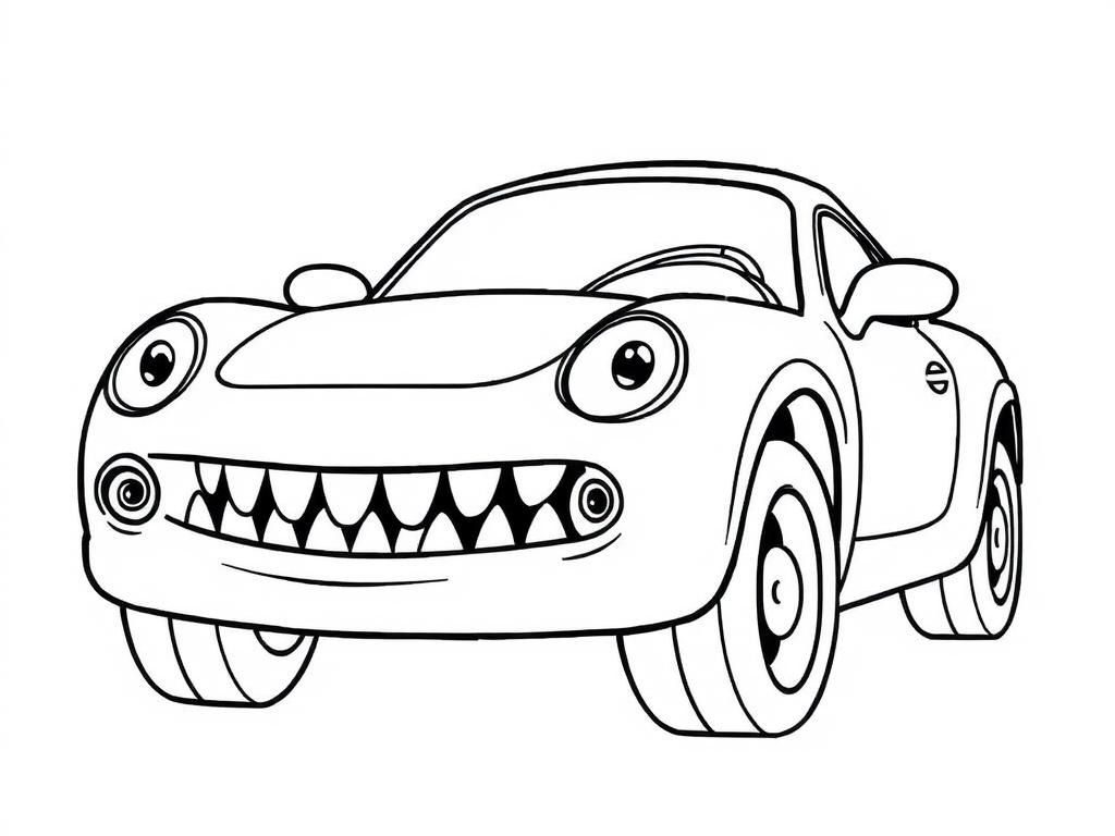 Preview of car with teeth