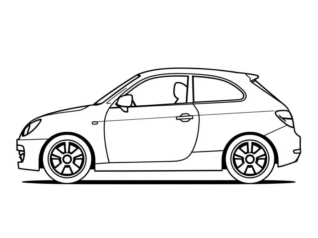 cars - Free Printable Coloring Page