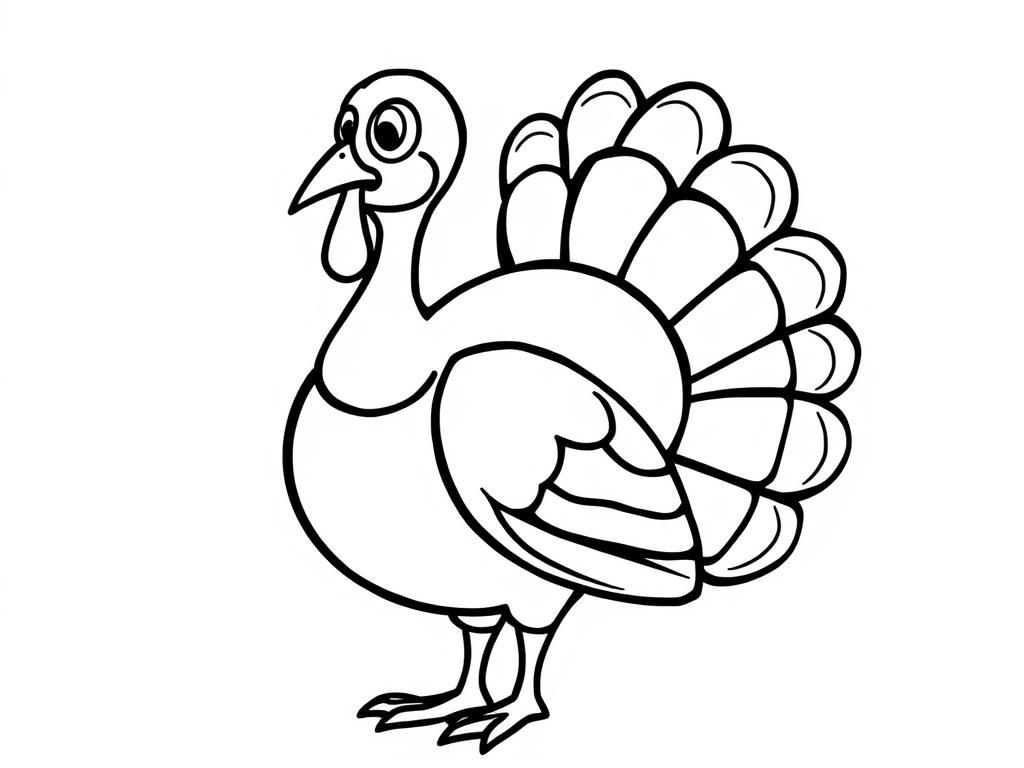 Turkey Coloring Page