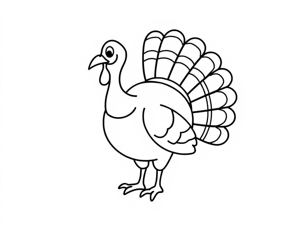 Turkey Coloring Page