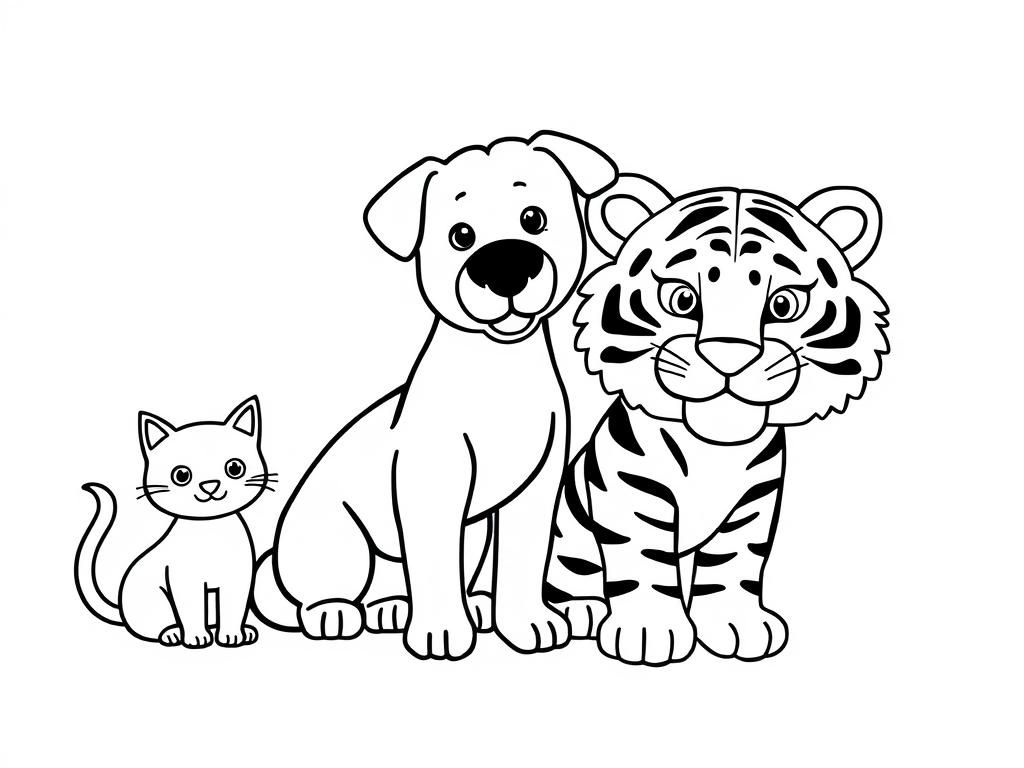 Animals Coloring Page