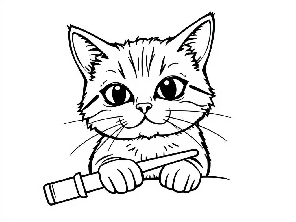 cat homicide - Free Printable Coloring Page