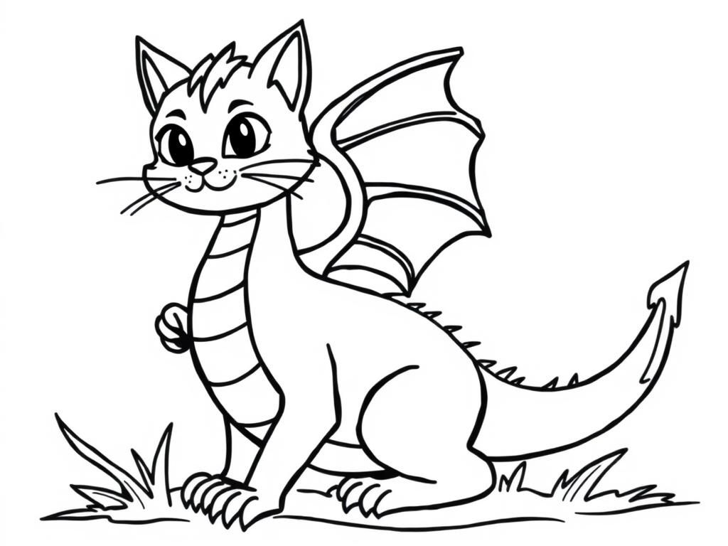 Preview of cat riding dragon