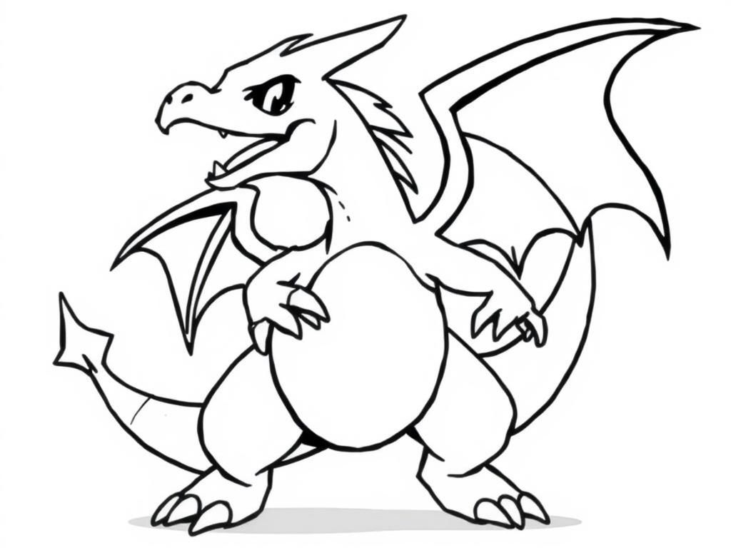 Charizard Coloring Page