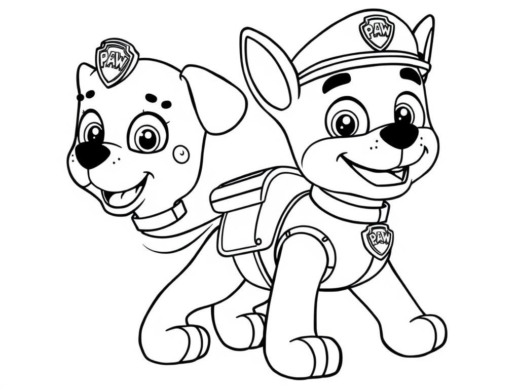 Paw Patrol Coloring Page