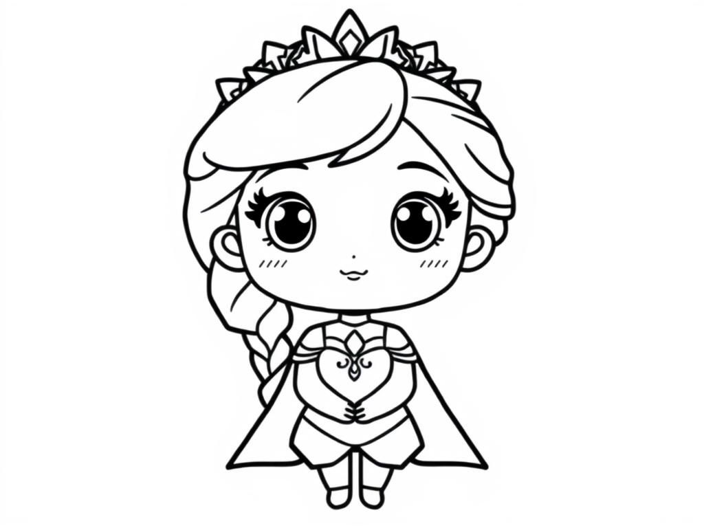 Elsa Kleurplaat - Disney Prinses Frozen