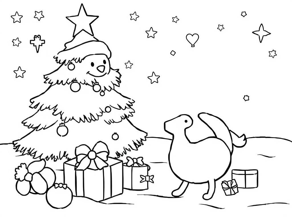 Halloween Cats Coloring Page
