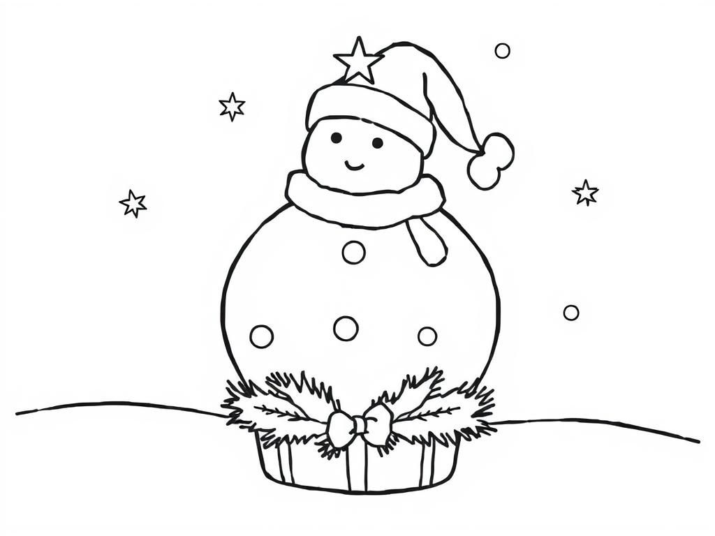 Christmas - Free Printable Coloring Page