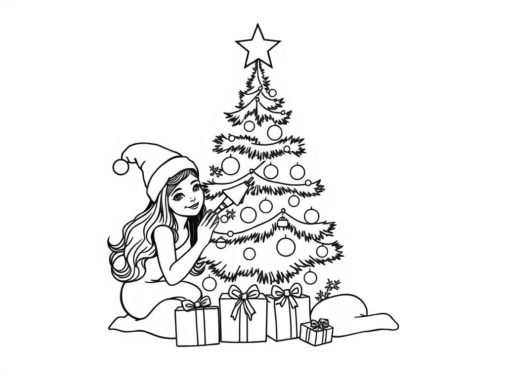 christmas makeup gifts christmas tree girls celebrating