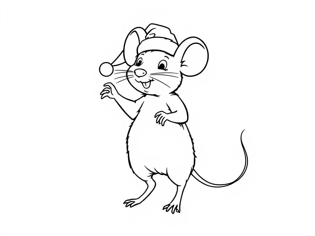 Preview of Christmas mouse dancing