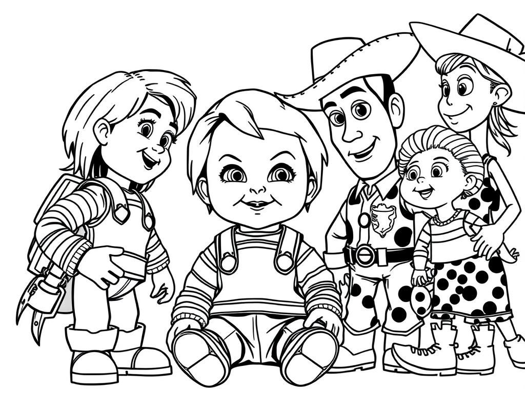 Coloring Page of Toy Story Characters: A Fun Adventure Awaits!