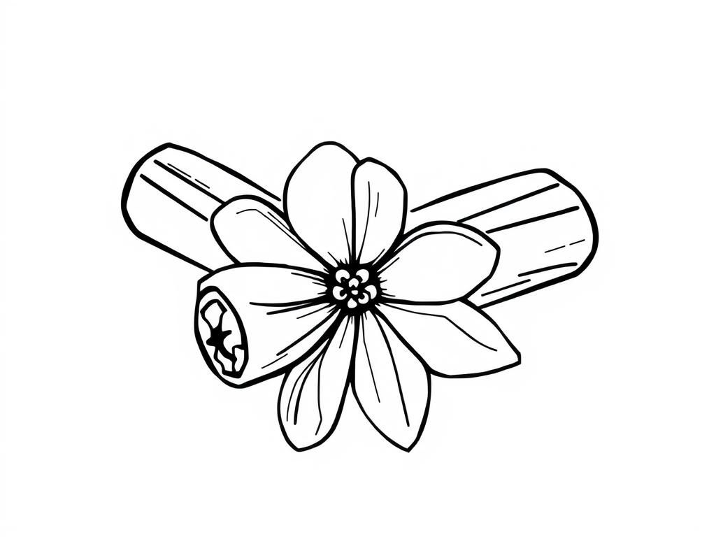 Magnolia Flower Coloring Page