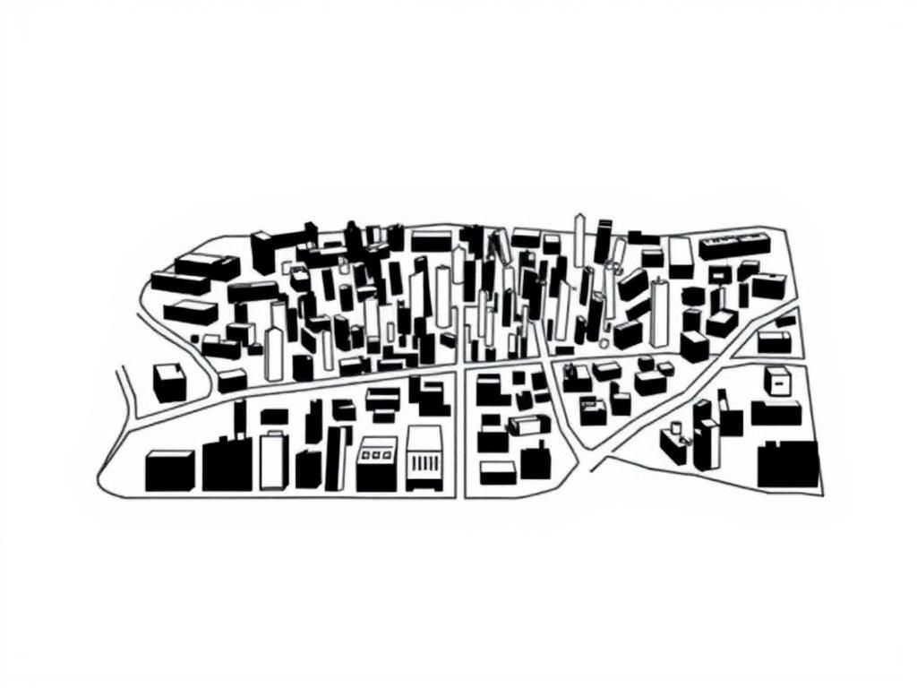 City Map Coloring Page