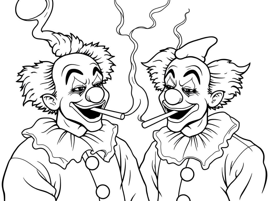 Preview of Clowns smoking weed