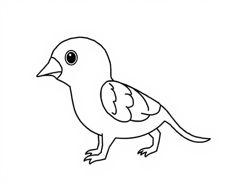 Bird Coloring Page